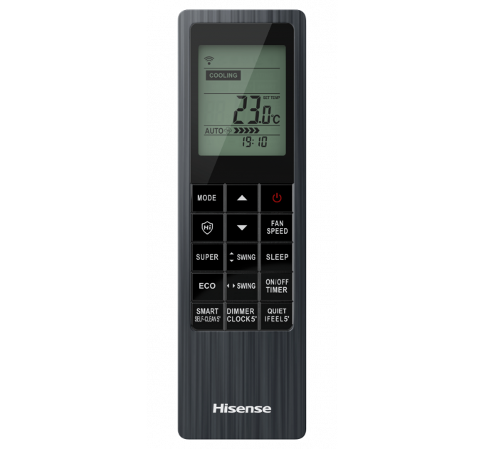 КОНДИЦИОНЕР HISENSE CRYSTAL SUPER DC Inverter Wi-Fi AS-10UW4RVETG01(B) WI-FI