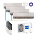 МУЛЬТИ СПЛИТ-СИСТЕМА HAIER FLEXIS Super Match 4U85S2SR5FA + AS25S2SF2FA-G 4 ШТ