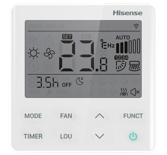 ВНУТРЕННИЙ КАНАЛЬНЫЙ БЛОК МУЛЬТИ СПЛИТ-СИСТЕМЫ HISENSE FREE MATCH AMD-12UX4RBL8