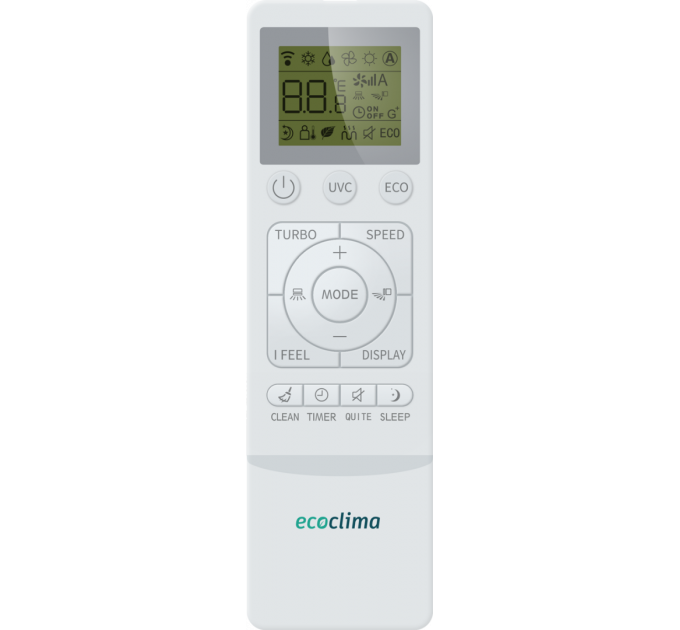 КОНДИЦИОНЕР ECOCLIMA Wind line Inverter ECW-I-09QCG - EC-I-09QC