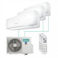 МУЛЬТИ СПЛИТ-СИСТЕМА HISENSE PREMIUM DESIGN FREE MATCH AMW4-27U4RJC + AMS-09UW4RVETG00 3 ШТ